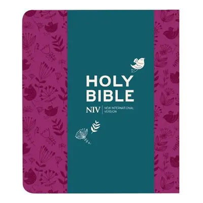 NIV Journalling Plum Soft-tone Bible with Clasp - Version, New International