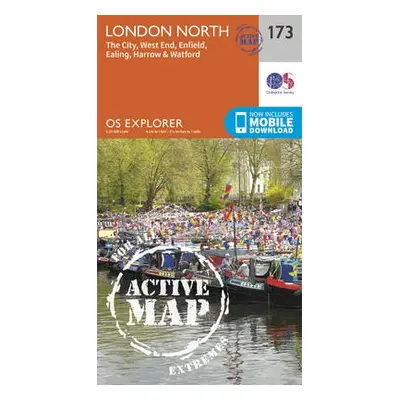 London North, The City, West End, Enfield, Ealing, Harrow a Watford - Ordnance Survey