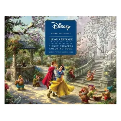 Disney Dreams Collection Thomas Kinkade Studios Disney Princess Coloring Poster - Kinkade, Thoma