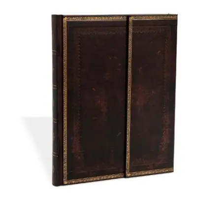 Black Moroccan Ultra Lined Hardcover Journal (Wrap Closure) - Paperblanks