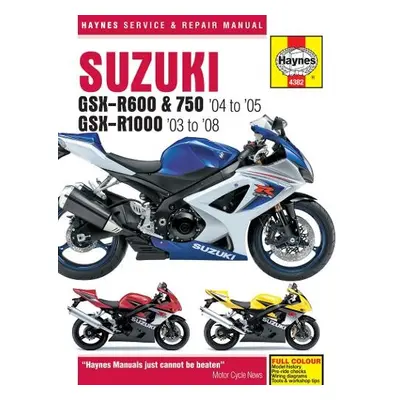 Suzuki GSX-R600/750 (04 - 05) a GSX-R1000 (03 - 08) Haynes Repair Manual - Haynes Publishing