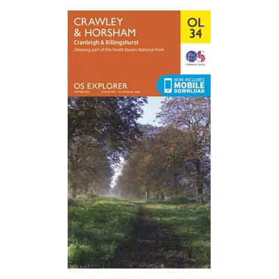 Crawley a Horsham, Cranleigh a Billingshurst - Ordnance Survey