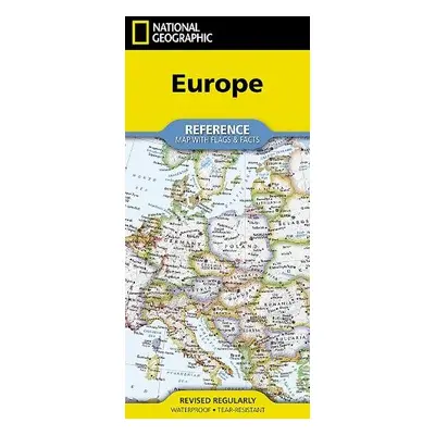 National Geographic Europe Map (Folded with Flags and Facts) - National Geographic Maps