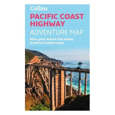 Pacific Coast Highway Touring Map - Collins Maps