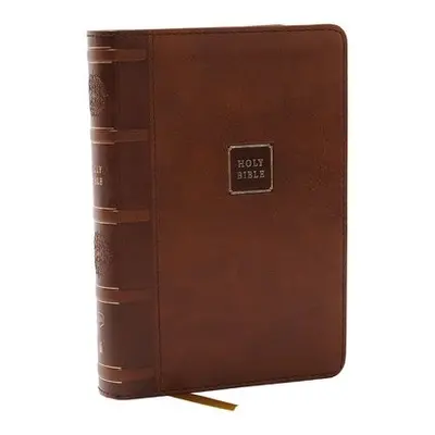 KJV Holy Bible: Compact with 43,000 Cross References, Brown Leathersoft, Red Letter, Comfort Pri