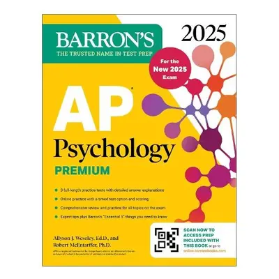 AP Psychology Premium, 2025: Prep Book for the New 2025 Exam with 3 Practice Tests + Comprehensi