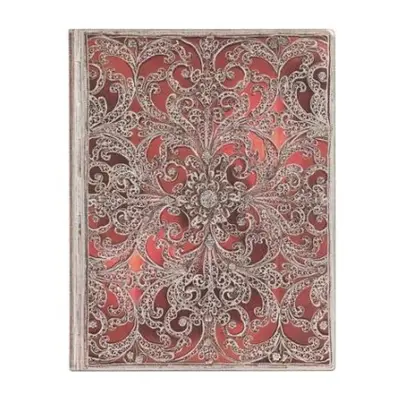 Garnet (Silver Filigree Collection) Ultra Lined Softcover Flexi Journal - Paperblanks