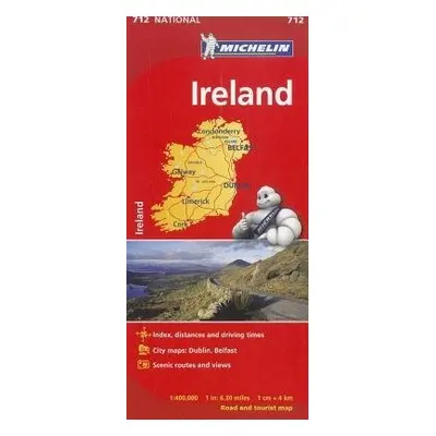 Ireland - Michelin National Map 712 - Michelin