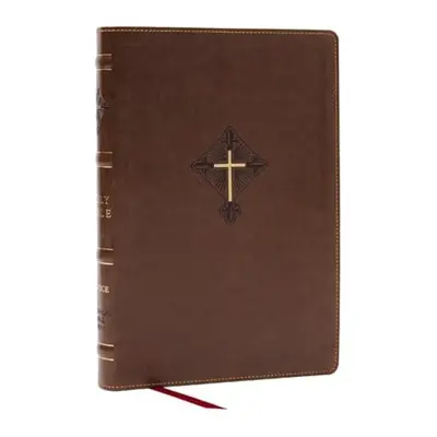 RSV2CE, Thinline Large Print Catholic Bible, Brown Leathersoft, Comfort Print - Catholic Bible P