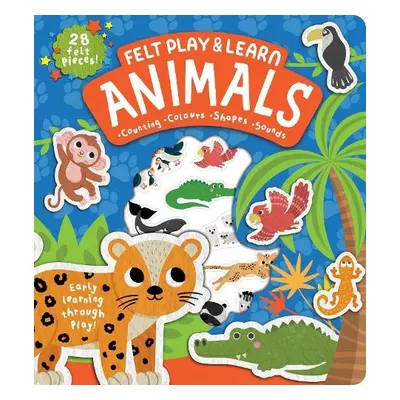 Felt Play a Learn Animals - Barker, Alice