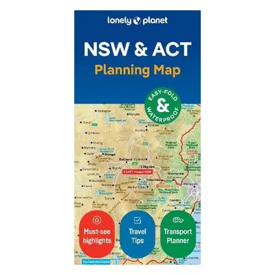 Lonely Planet New South Wales a ACT Planning Map - Lonely Planet