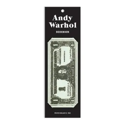 Warhol Dollar Bill Shaped Bookmark - Galison