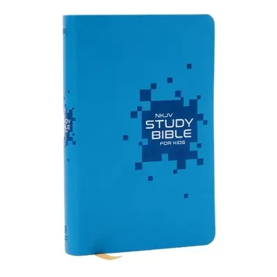 NKJV Study Bible for Kids, Blue Leathersoft: The Premier Study Bible for Kids - Nelson, Thomas