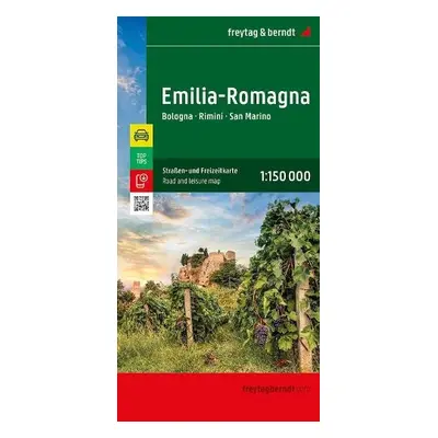 Emilia-Romagna Road and Leisure Map