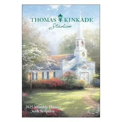 Thomas Kinkade Studios 12-Month 2025 Monthly Pocket Planner Calendar with Scripture - Kinkade, T