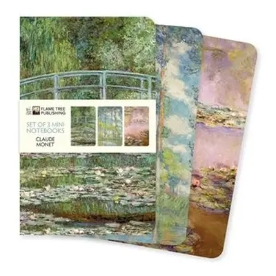 Claude Monet Set of 3 Mini Notebooks