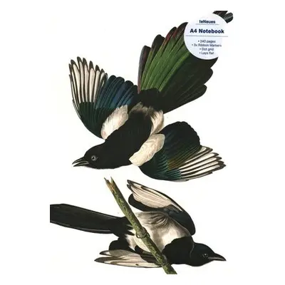 Magpies, James Audubon A4 Notebook - Audubon, John James