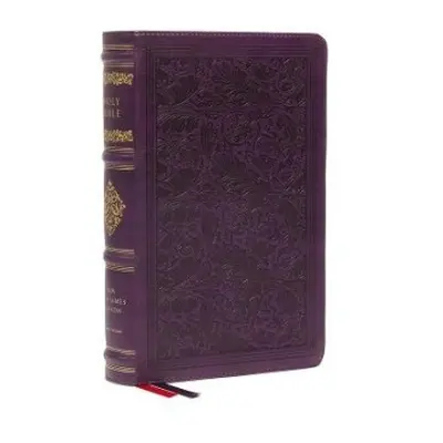 NKJV, Personal Size Reference Bible, Sovereign Collection, Leathersoft, Purple, Red Letter, Comf