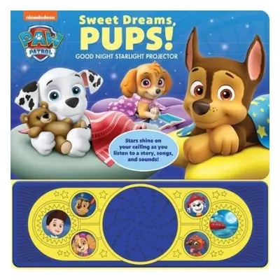 Nickelodeon PAW Patrol: Sweet Dreams, Pups! Good Night Starlight Projector Sound Book - PI Kids