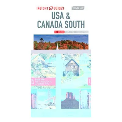 Insight Guides Travel Map USA a Canada South (Insight Maps) - Guides, Insight