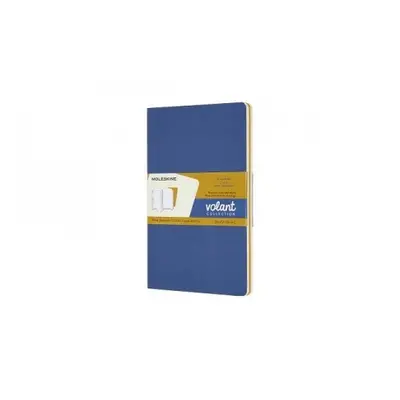 Moleskine Volant Journals Large Plain Forget.Blue Amber.Yellow