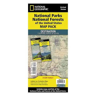 National Parks a National Forest of the Us [Map Pack Bundle] - National Geographic Maps