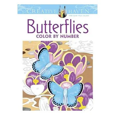 Creative Haven Butterflies Color by Number Coloring Book - Sovak, Jan