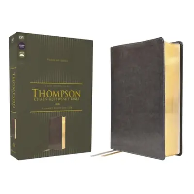 ESV, Thompson Chain-Reference Bible, Leathersoft, Gray, Red Letter