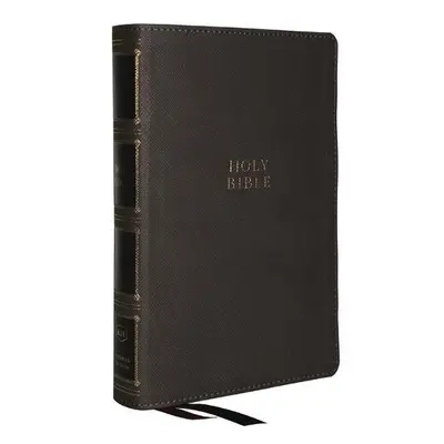 KJV Holy Bible: Compact Bible with 43,000 Center-Column Cross References, Gray Leathersoft, Red 