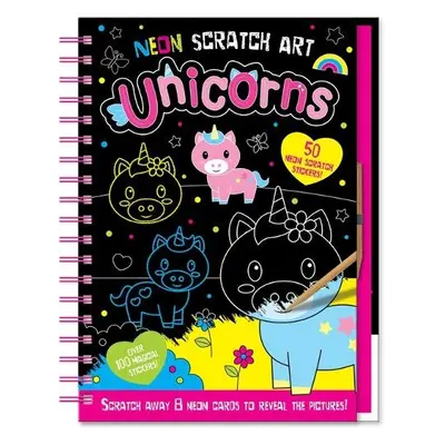 Neon Scratch Art Unicorns - Isaacs, Connie