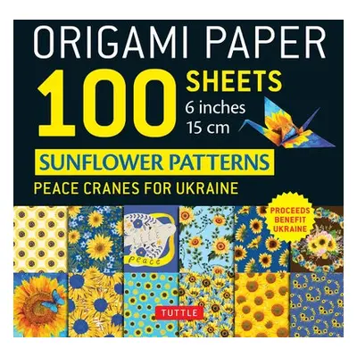 Origami Paper 100 Sheets Sunflower Patterns 6" (15 cm)