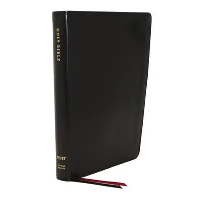 NET Bible, Thinline Large Print, Leathersoft, Black, Comfort Print - Thomas Nelson