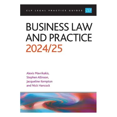 Business Law and Practice 2024/2025 - Mavrikakis