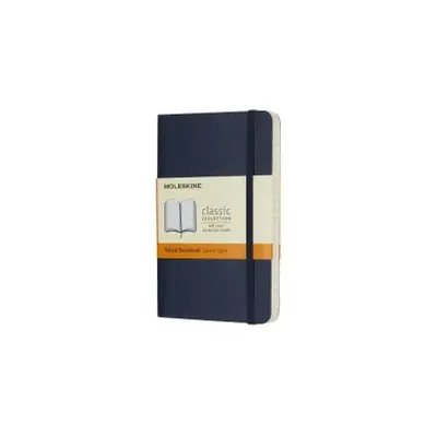 Moleskine Sapphire Blue Pocket Ruled Notebook Soft