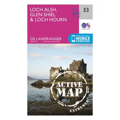 Loch Alsh, Glen Shiel a Loch Hourn - Ordnance Survey