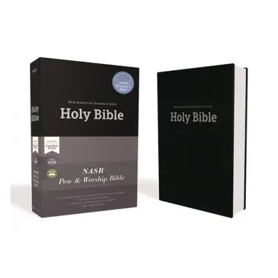 NASB, Pew and Worship Bible, Hardcover, Black, 1995 Text, Comfort Print - Zondervan