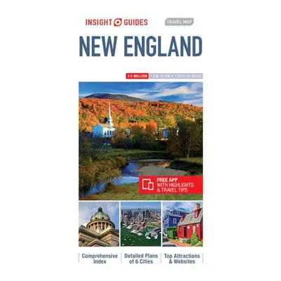 Insight Guides Travel Map New England - Insight Guides Travel Map