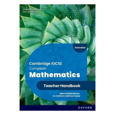 Cambridge IGCSE Complete Mathematics Extended: Teacher Handbook Sixth Edition - Bettison, Ian a 