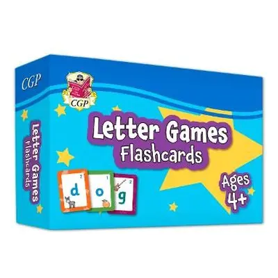 Letter Games Flashcards for Ages 4+ - CGP Books