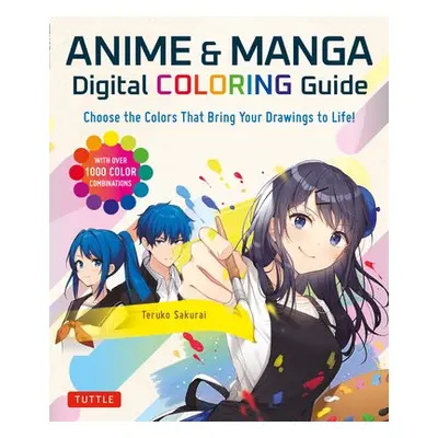 Anime a Manga Digital Coloring Guide - Sakurai, Teruko