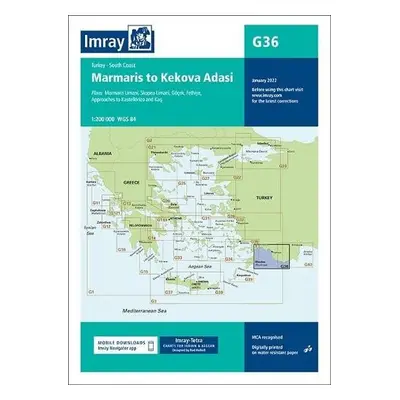 Imray Chart G36 Turkey - South Coast - Imray