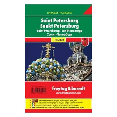 Saint Petersburg City Pocket + the Big Five Waterproof 1:12 500