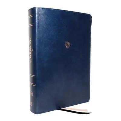 KJV, The Woman's Study Bible, Blue Leathersoft, Red Letter, Full-Color Edition, Comfort Print