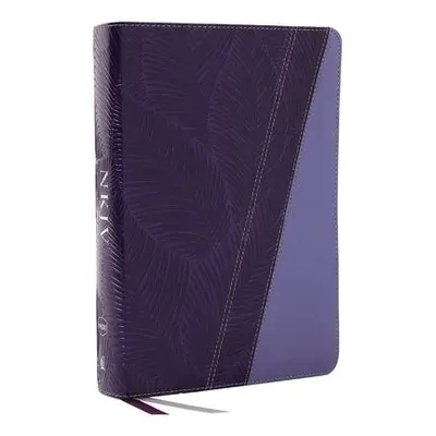 NKJV Study Bible, Leathersoft, Purple, Full-Color, Comfort Print - Thomas Nelson