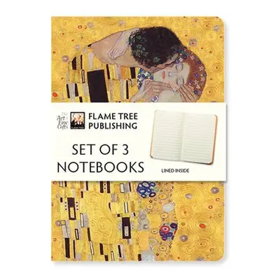 Gustav Klimt Set of 3 Mini Notebooks