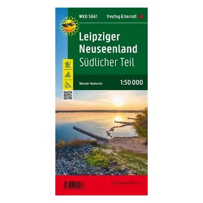 Leipziger Neuseenland - southern part, hiking, cycling and leisure map 1:50,000, freytag a bernd