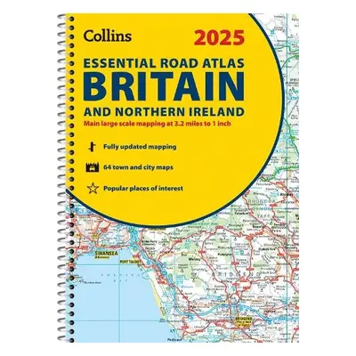 2025 Collins Essential Road Atlas Britain and Northern Ireland - Collins Maps