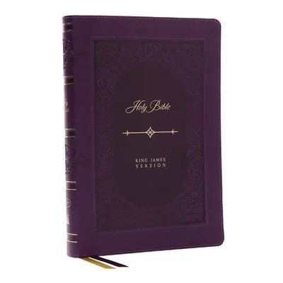 KJV Holy Bible: Giant Print Thinline Bible, Purple Leathersoft, Red Letter, Comfort Print: King 