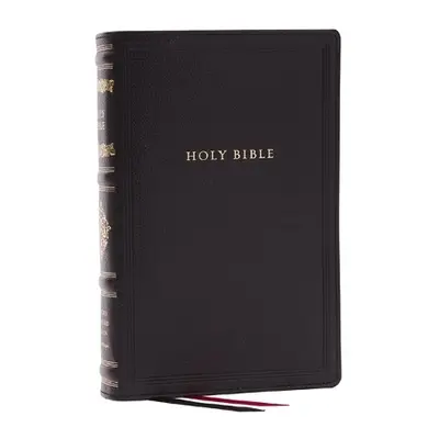 RSV Personal Size Bible with Cross References, Black Genuine Leather, Thumb Indexed, (Sovereign 