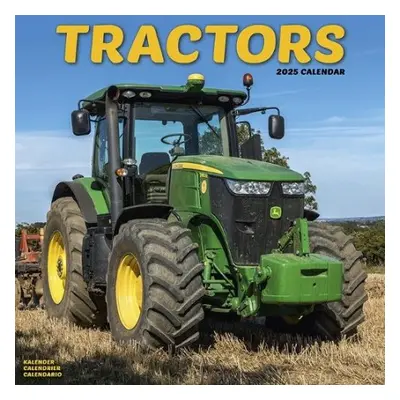 Tractors Calendar 2025 Square Wall Calendar - 16 Month